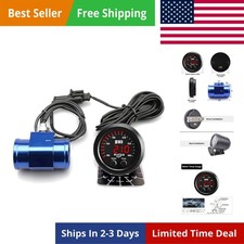 Universal 52mm Water Temperature Gauge with Alarm and 1/8 Npt Sensor Car Digi...