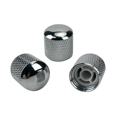 3Pcs Electric Guitar Knobs Dome Metal Guitar Volume Tone Knobs Electric Bass ...