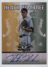2011 Leaf Valiant Heath Hembree #VA-HH1 Auto 0b0
