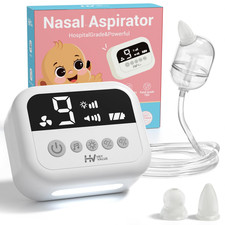 Nasal Aspirator for Baby, Hospital Grade Nose Sucker with 9 Levels Suction,Light