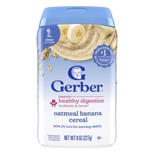 Cereal, 2nd Foods , Oatmeal Banana, 8 oz 227 g 