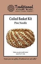 Coiled Pine Needle Basket Weaving Kit Professional DIY Basket Making Suppli...