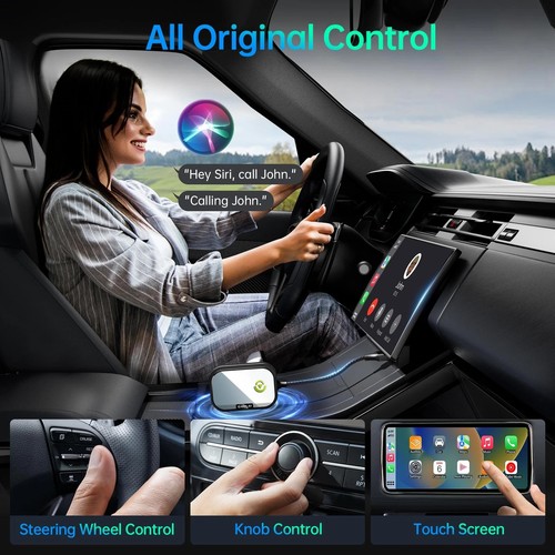 Wireless CarPlay Adapter for Apple iPhone Converts Factory Wired CarPlay to W... - 第 7/9 張圖片