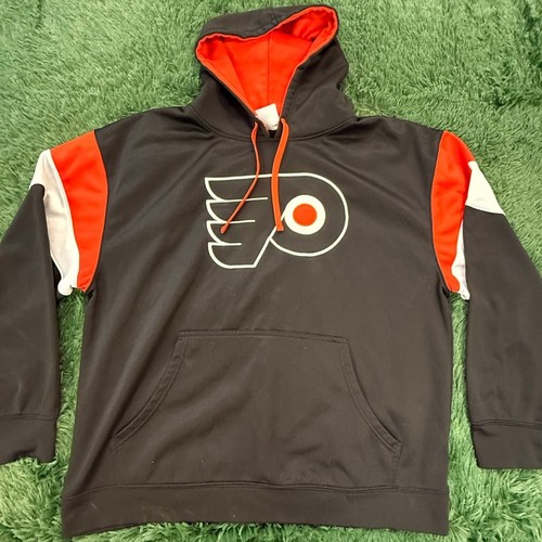 Philadelphia Flyers Sudadera Pullover Negra y Naranja Sudadera con Capucha Talla XL Unisex - Imagen 1 de 4
