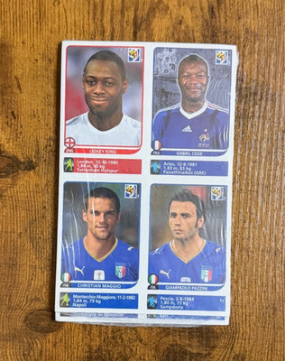 Panini FIFA World Cup South Africa 2010 UPDATE SET 80 Additional Stickers SEALED