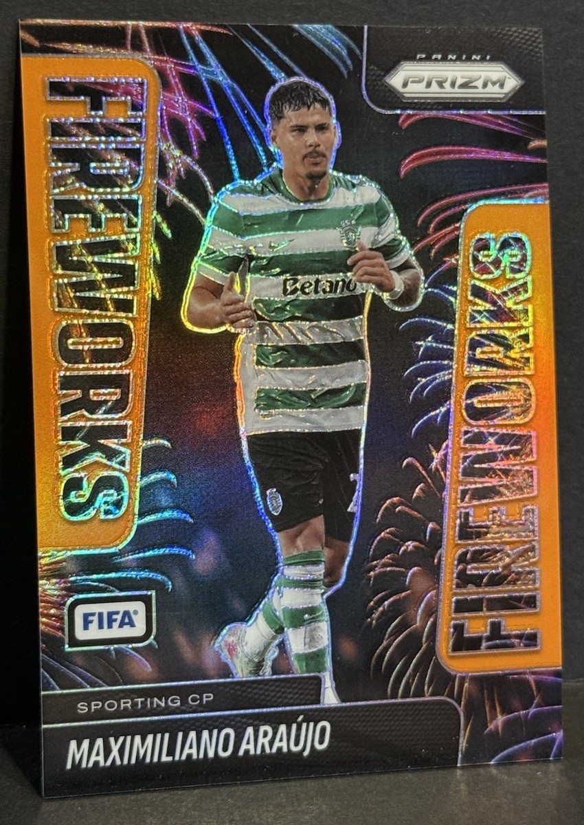 2025-26 Panini Prizm FIFA Sporting Maximiliano Araujo Fireworks