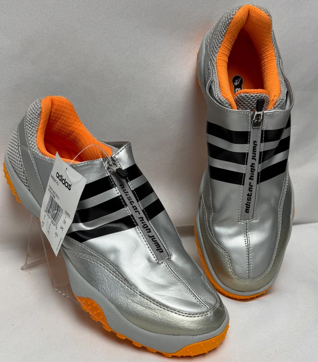 Adidas Adistar High Jump Track & Field Spikes Silver Black Orange