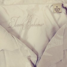 Tommy Bahama Shirt Mens XL Lightweight Silk Hawaiian Button Up Tropical Beach