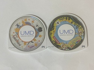Sony PSP Japanese Lot of 2 - Loco Roco & Pop'n Music Portable - ELcx706