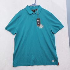 Hugo Boss x NFL Polo Shirt Mens 3XL Blue Miami Dolphins Football Team