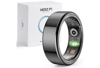 OPEN BOX HERZ P1 Size 12 Smart Ring Herz P1 Midnight Black Health & Fitness Ring