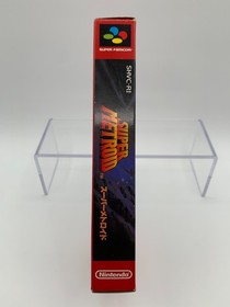 SUPER METROID Super Famicom With Box + Manual + Card US Seller SFC1102