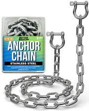 Stainless Steel Anchor Chain, Marine Grade Boat Accessories with Double