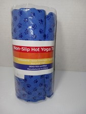 Non-Slip AntiBacterial Hot Yoga Towel Mat Cover Yoga Pilates 24.8 X 72" CUTE