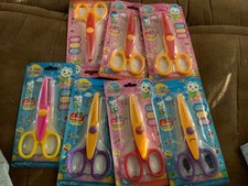 7 pair of craft edged student scissors, New in Packaging