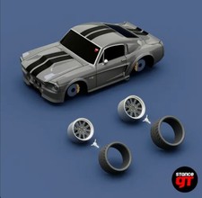 Ford Mustang GT500 E (Eleanor) | Kit modellino in scala auto stampato in 3d. Costruzione Alta Qualità
