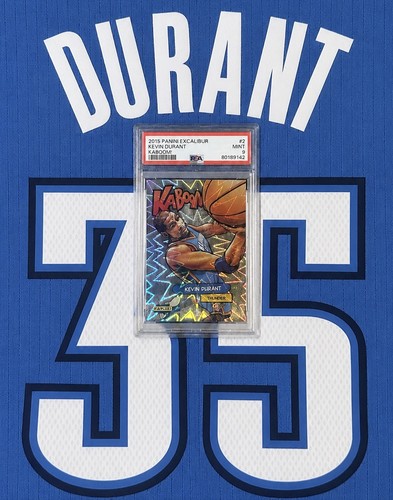 Kevin Durant #2 2015 Panini Excalibur Kaboom card