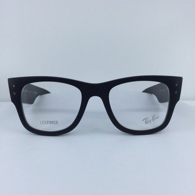 New RAY BAN LiteForce RB 7840-V Eyeglasses RB 7840 C. 5204 Black 52-21mm Italy