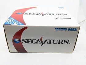 Sega Saturn White Console HST-3220 Boxed NTSC-J Japan Tested w/ Controller