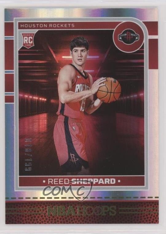 2024-25 Panini NBA Hoops Rookies Premium Box Set 18/199 Reed Sheppard #233 1gh7