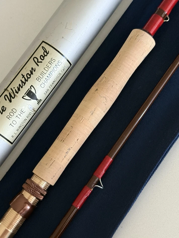 **BEAUTIFUL**🔥~RARE~ WINSTON SAN FANSICO FIBERGLASS 5wt. 7’6”in 2pc Fly Rod🔥 - Image 2 of 4