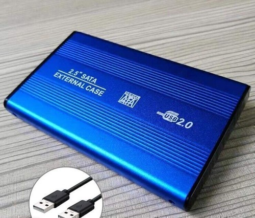 Aluminium USB 2.0 2.5" SATA Laptop Desktop Computers Hard Drive Enclosure Case - Photo 12/12