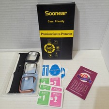 Open Box - SOONEAR 3 1 Pack - for Apple Watch Series 4/5/6/SE 44mm Case Strap