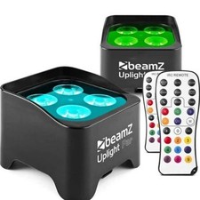 Beamz 150.588 Uplight Par 4X 4W Battery