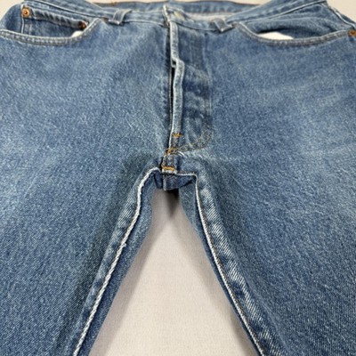 Vintage Levis Jeans Mens 32x34 Blue 501 Straight Fit Denim Pants