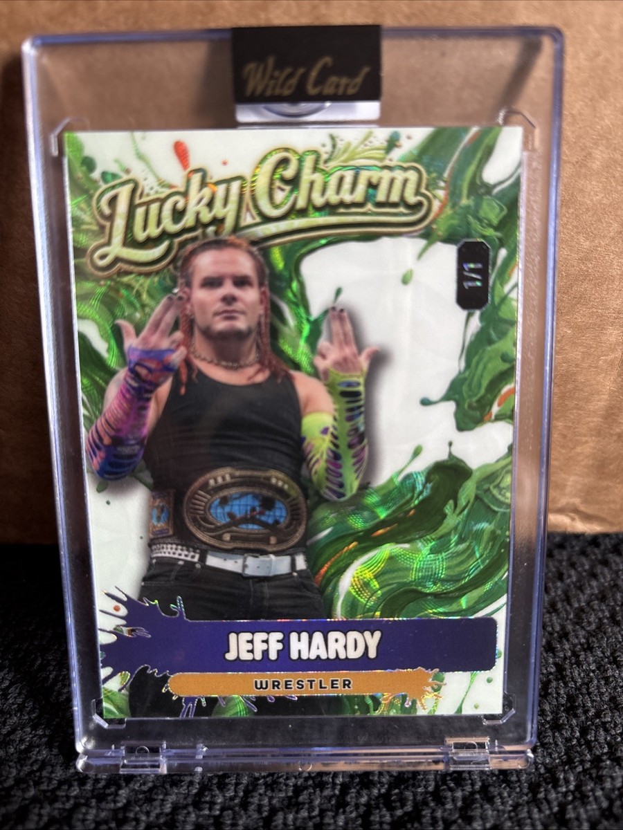 Jeff Hardy 1/1 Lucky Charm 2026 Wild Card Splat Lucky Strike WWE