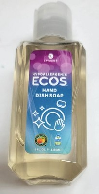 Ecos Travel size Liquid Hand Dish Washing  Soap - 1pc 
