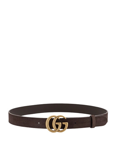 GUCCI Men's Brown Suede Belt New & Authentic