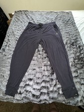 Tommy John Men's Lounge Pants XL Black Acrylic Rayon Spandex Drawstring Solid