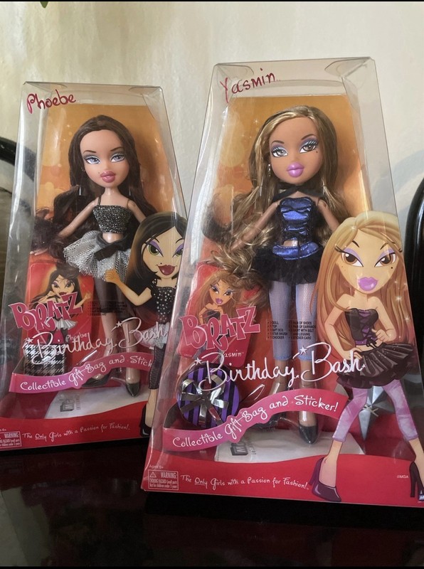 2005 Bratz Birthday Bash Phoebe & Yasmin Fashion Dolls
