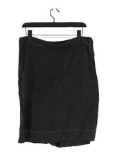 Nicole Farhi Women's Midi Skirt W 36 in Black 100% Other Midi A-Line