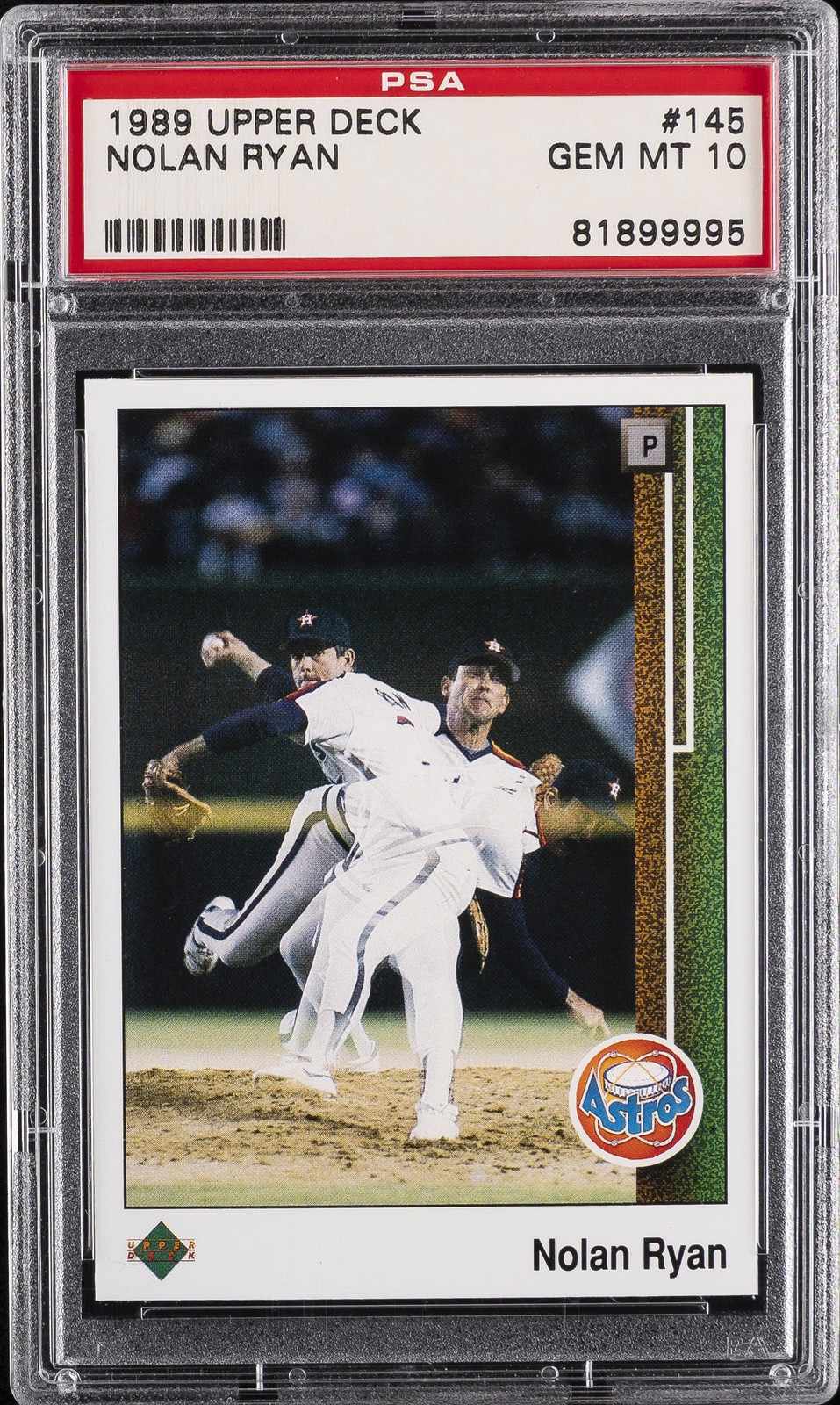 1989 UD #145 NOLAN RYAN PSA 10