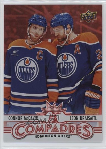 Connor McDavid/Leon Draisaitl #CM-2 2025 Upper Deck Compadres card