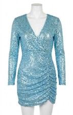Show Me Your Mumu Party Hop Dress Frosty Blue