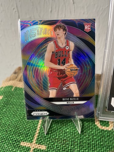 2024-25 Instant Impact Prizm ROOKIE Matas Buzelis Non Auto Chicago Bulls mit BONUS
