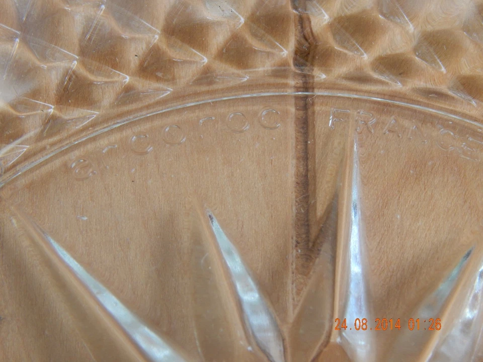 Ensaladera cristalina International Silver Co de colección con cuchara y tenedor de acero inoxidable Foto 3 de 4