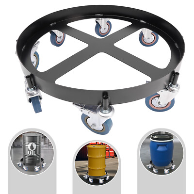 #ad #ad 55 Gallon 907kg 2000lb Drum Dolly Barrel Dolly Carts Drum Trolley Dolly w Wheel $70.14