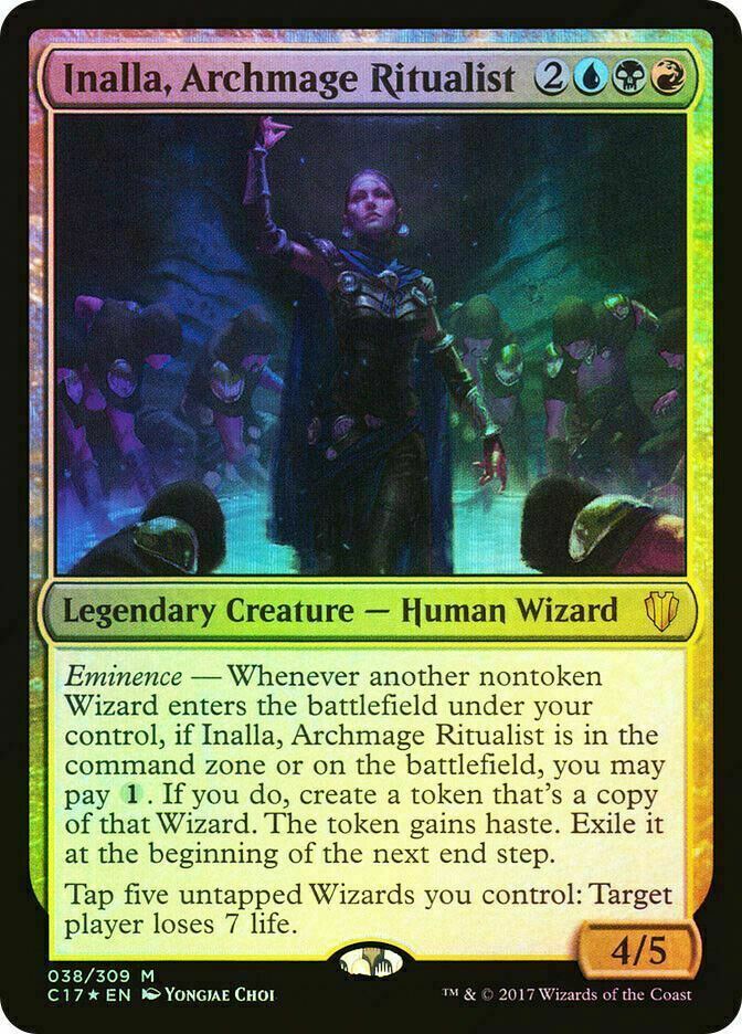 FOIL Inalla, Archmage Ritualist ~ Commander 2017 [ PLAYED