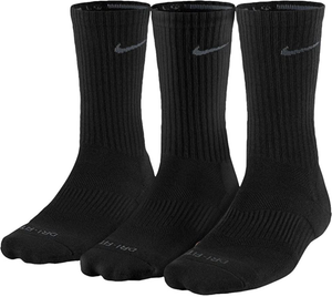 black nike mid calf socks