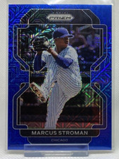 MARCUS STROMAN 2022 Panini Prizm Baseball Blue Mojo Prizm /199 SP CHICAGO CUBS