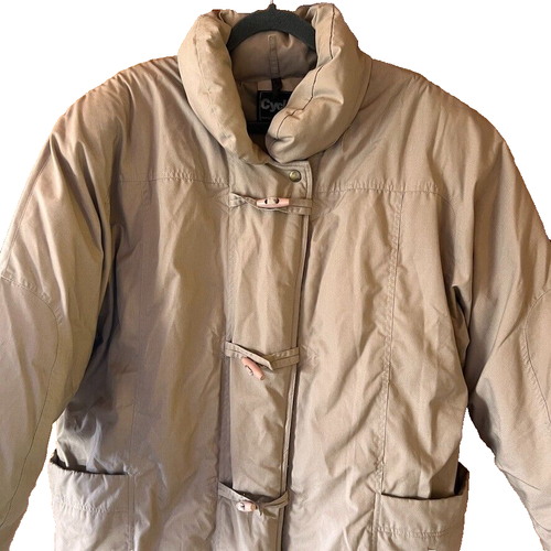 Cyclone Down Puffer Coat Beige 22W Quilted - Picture 7 of 17