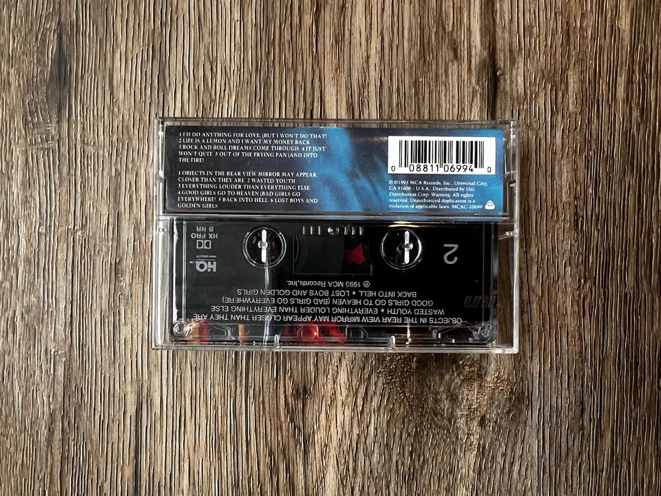 Meat Loaf- Bat Out Of Hell II - Cassette Tape MCAC10699 Dolby Digital Vintage - Image 2 of 4