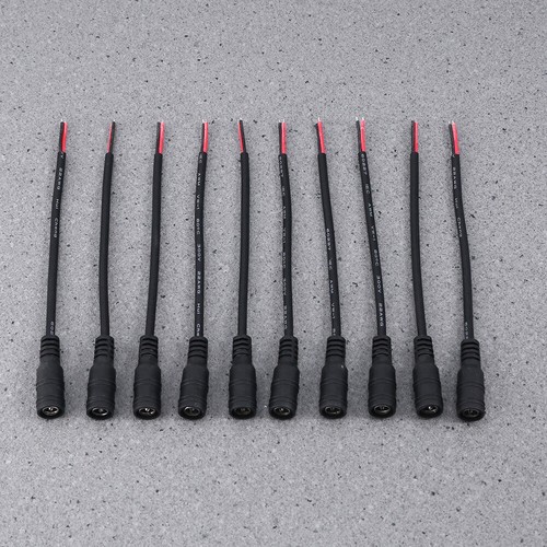 10 PCS 12-V-Pigtail-Kabel 12-V-Anschlüsse Weiblicher Stromanschluss - Bild 10 von 11