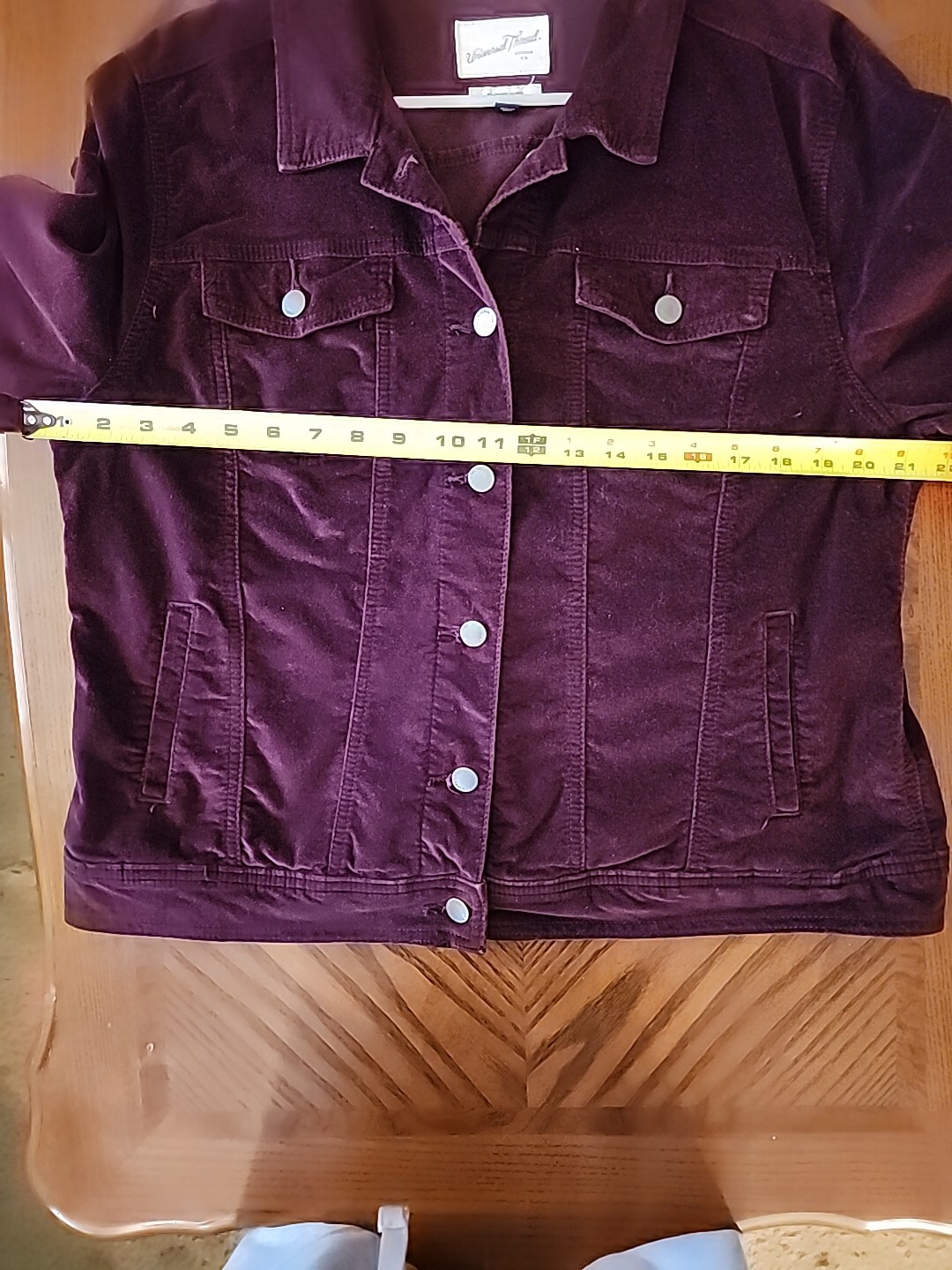 Universal Thread Jacket . Burgandy.  Brushed Fini… - image 7