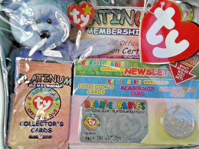 Ty Beanie Babies Official Club Kit II: Platinum Edition 1999 NEW