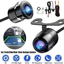170° CMOS Car Front/Side/Rear View Reverse Backup Night Vision Parking Camera US